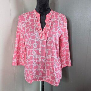Talbots Women's Pink Blouse